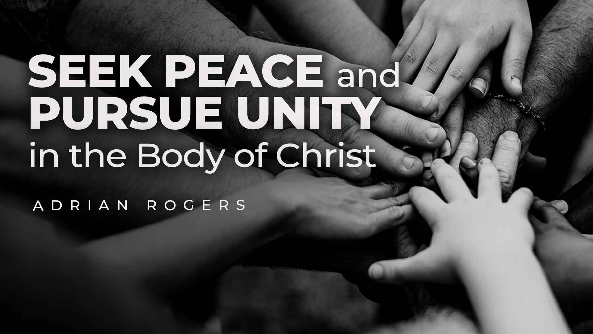 Seek Peace Unity Christ 1920x1080