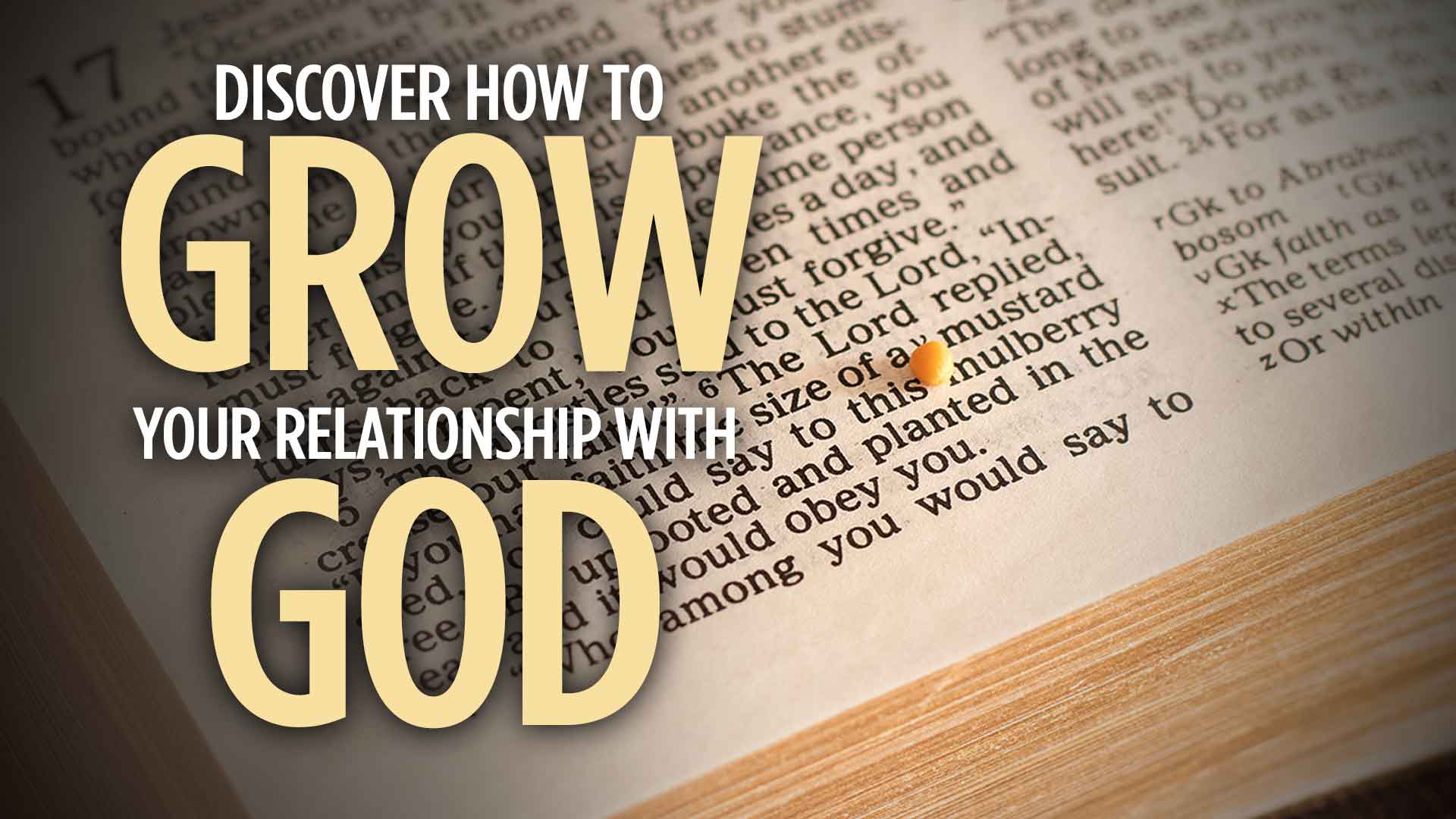 Truism Discover How to Grow Your Relationship with God Jan2024 1920x1080