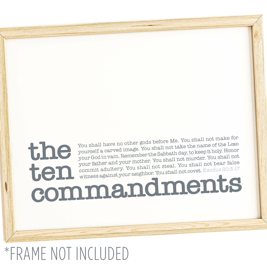 Family Worship Kit: 10 Commandments for the Home