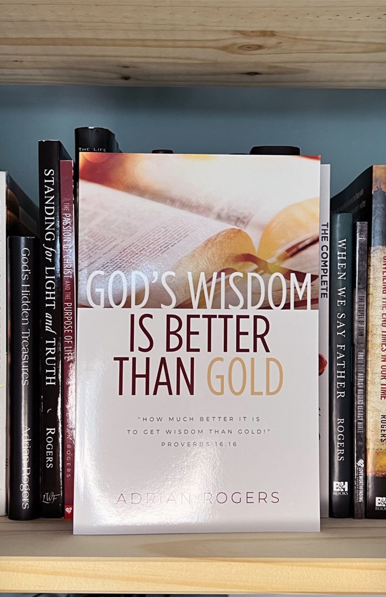B101 gods wisdom is better than gold book BOOKSHELF