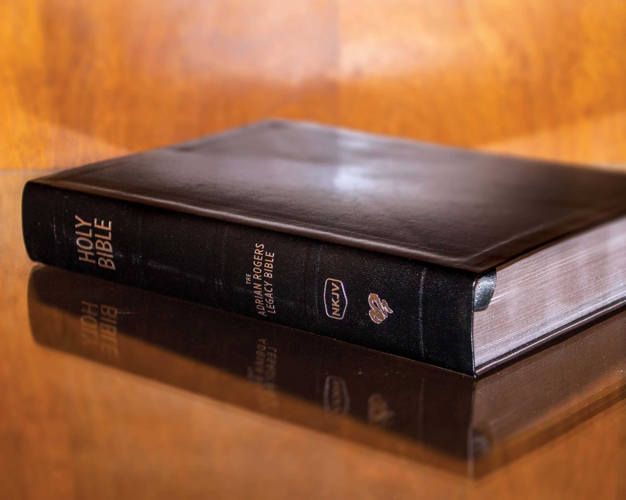 Legacy bible with reflection and blur