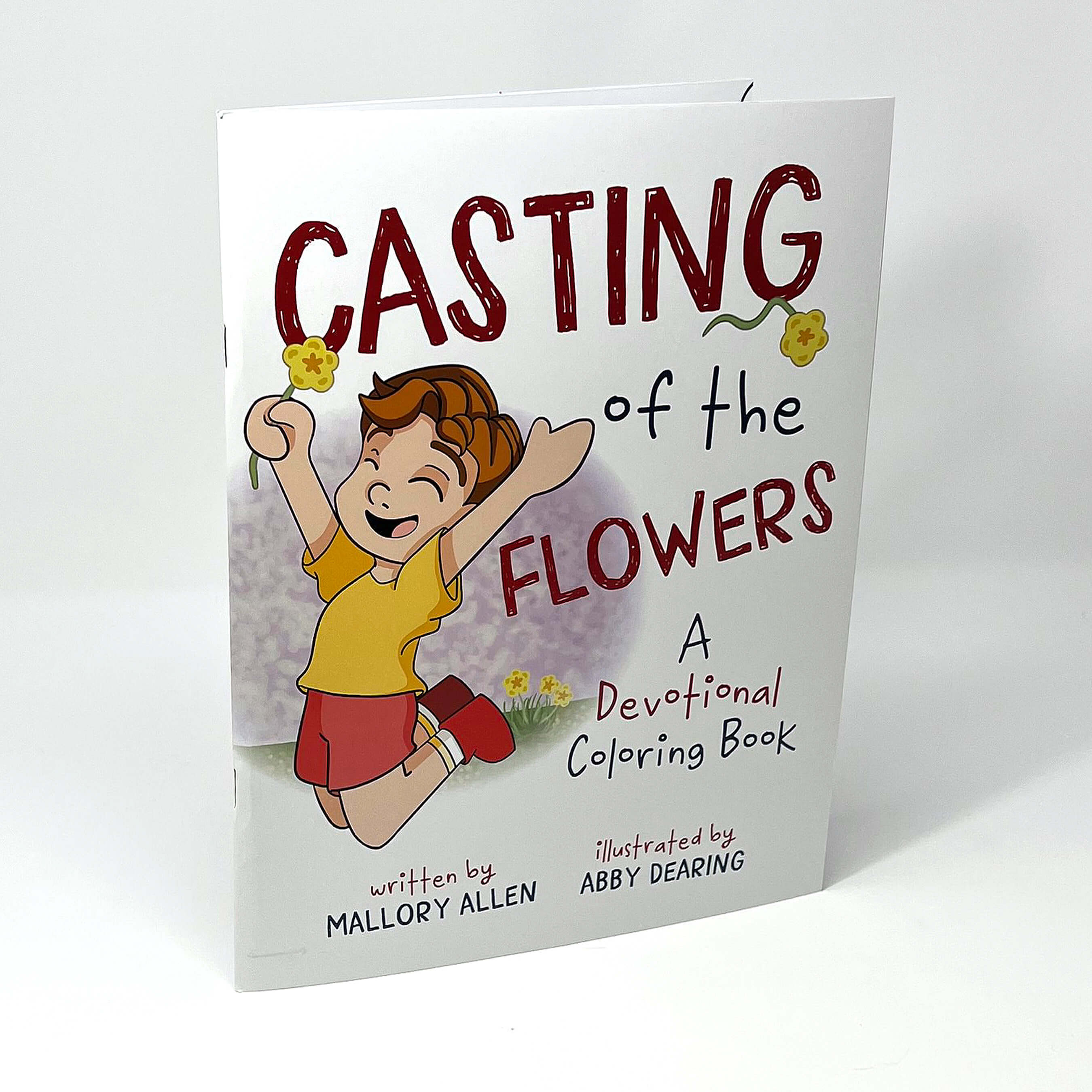 Casting of the Flowers: a Devotional Coloring Book