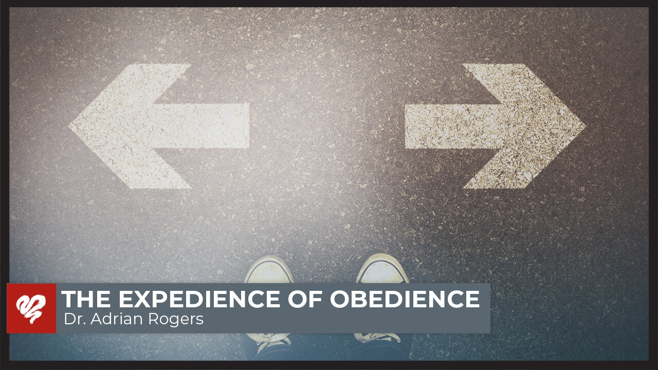 Graphic for sermon called The Expedience of Obedience